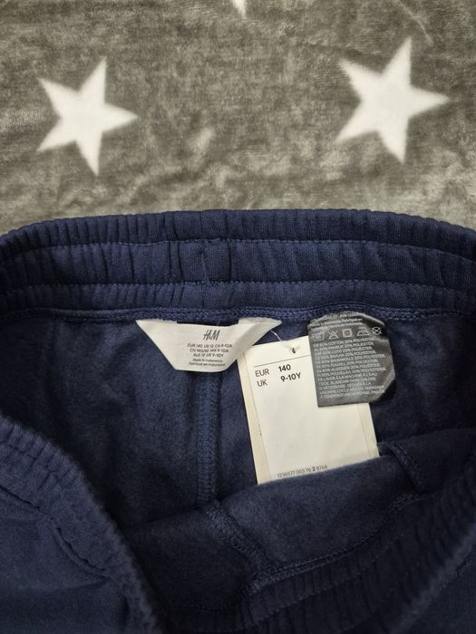 Штани H&M на флісі на зріст 134 сині нові з біркою