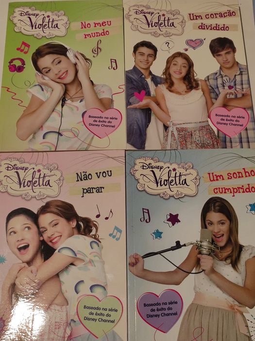 Conjunto de livros da Violetta (Disney)