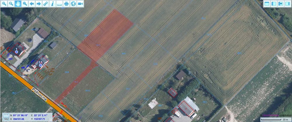 Działka budowlana Garbów 13 arów ul. Północna 181 000 zł - Więcej