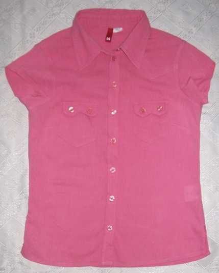 Bluzka bawełniana z kieszonkami H&M, rozmiar 34/36, UK6/8.