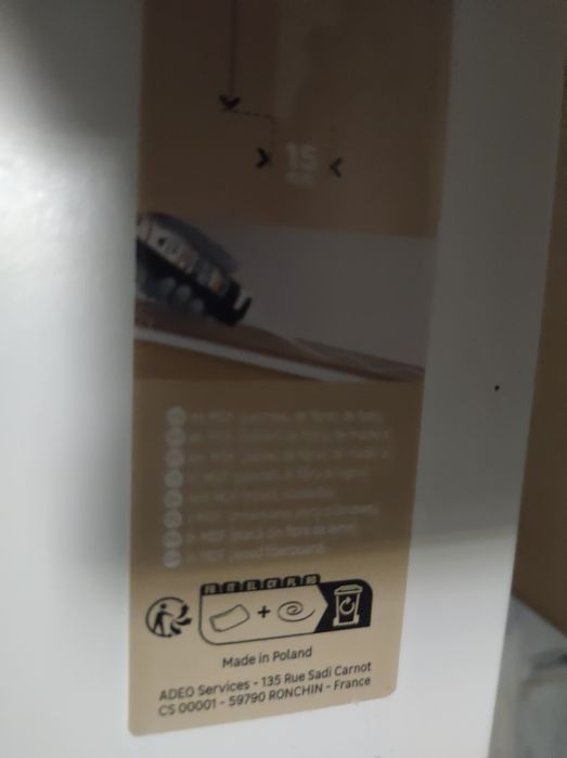 10 szt. Listwy przypodłogowe białe ARTENS MDF 8cm/1,5cm/240cm