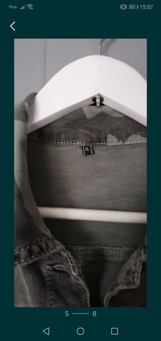 Kurtka jeansowa moro