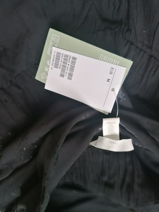 Spodnie ciążowe, luźna, szeroka nogawka, H&m mama, rozmiar M