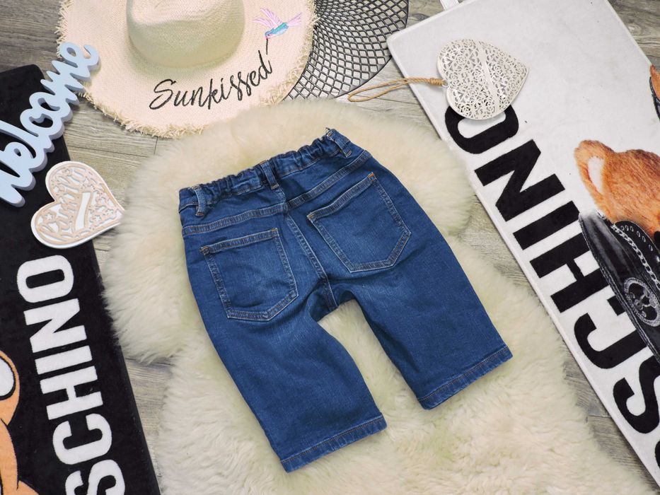 Next - spodenki jeans strech , slim r 134