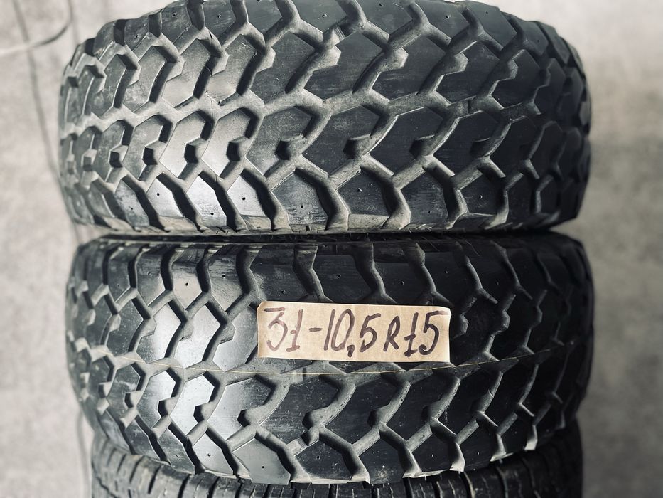 Шини 31-10,5 Р15,265/70,  пари,комплекти,Болото,  всесізон А/Т,