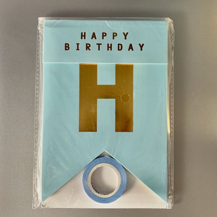 Bandeiras “Happy Birthday”