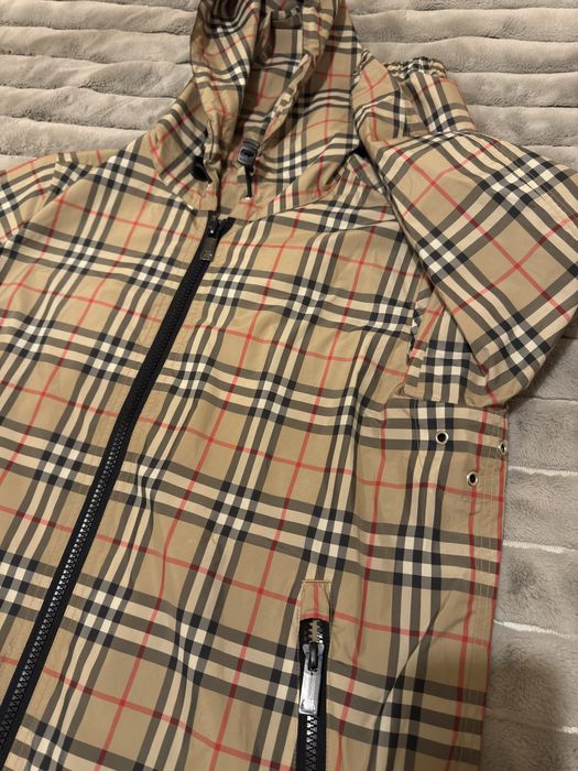 Jaqueta Check Burberry