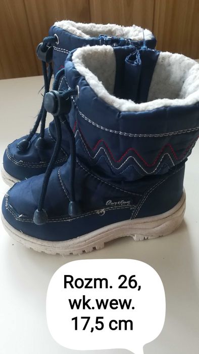 Buty zimowe-śniegowce rozm. 26