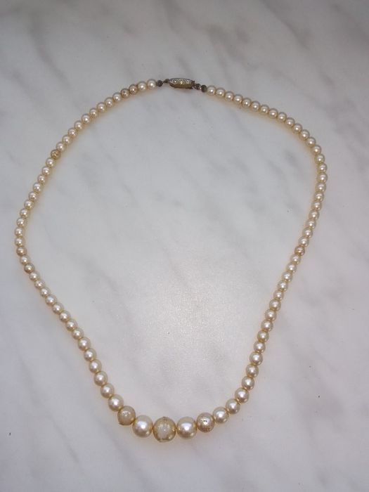 PRL korale naszyjnik stary peerelowski stan