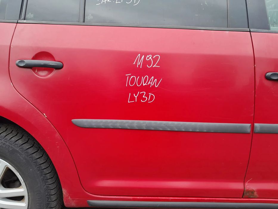 VW TOURAN DRZWI PRAWE TYLNE PRAWY TYŁ KOLOR: LY3D