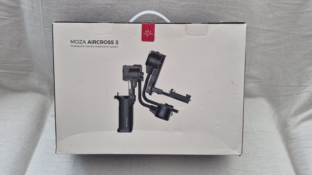 Gimbal MOZA AIRCROSS 3 - Estado do equipamento, novo, nunca usado profissionalmente, montado uma vez para testar nada mais.