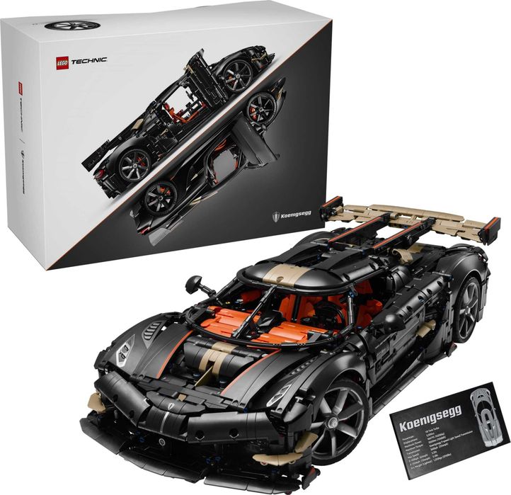 Конструктор LEGO Technic 42232 Мегакар Koenigsegg Sadair's Spear.Megacar