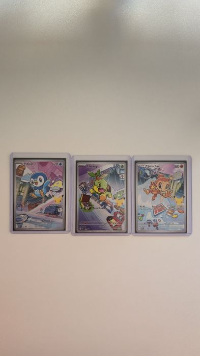 Conjunto de cartas pokémon