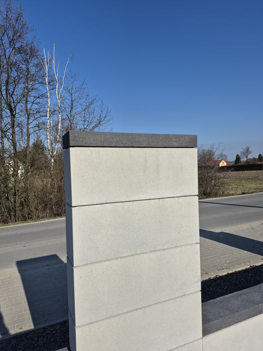 Daszki ogrodzeniowe czarne JONIEC ,sztuk. 6