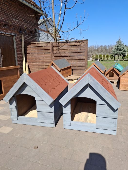 Buda dla psa ocieplona.solidna Transport