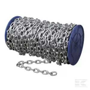 Łańcuch studzienny, ocynk galwaniczny, Ø 5 mm 56 Metrów rolka