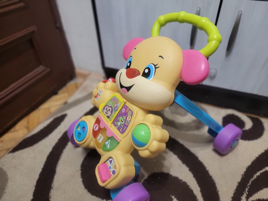 Ходунки-штовхач Fisher-Price Laugh & Learn Puppy Walker розумне цуценя
