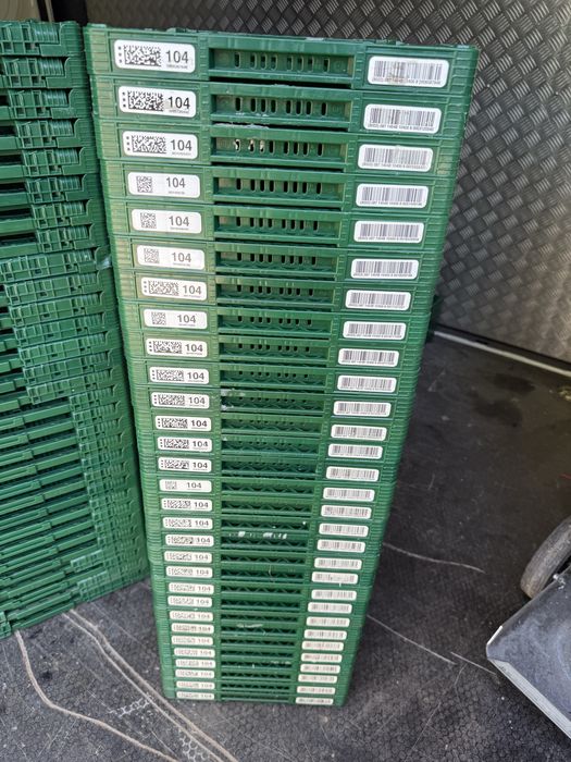 Skrzynka składana  plastikowa EPS 104 bardzo wytrzymała