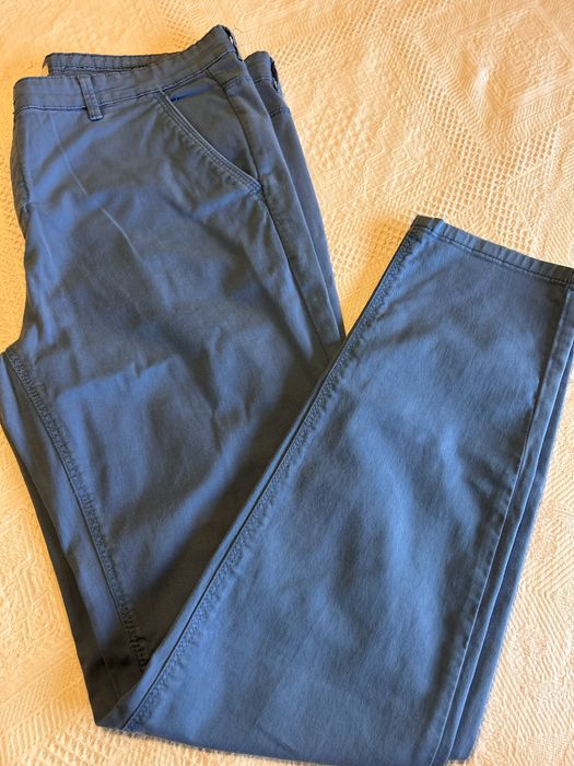 Calças azuis da Springfield