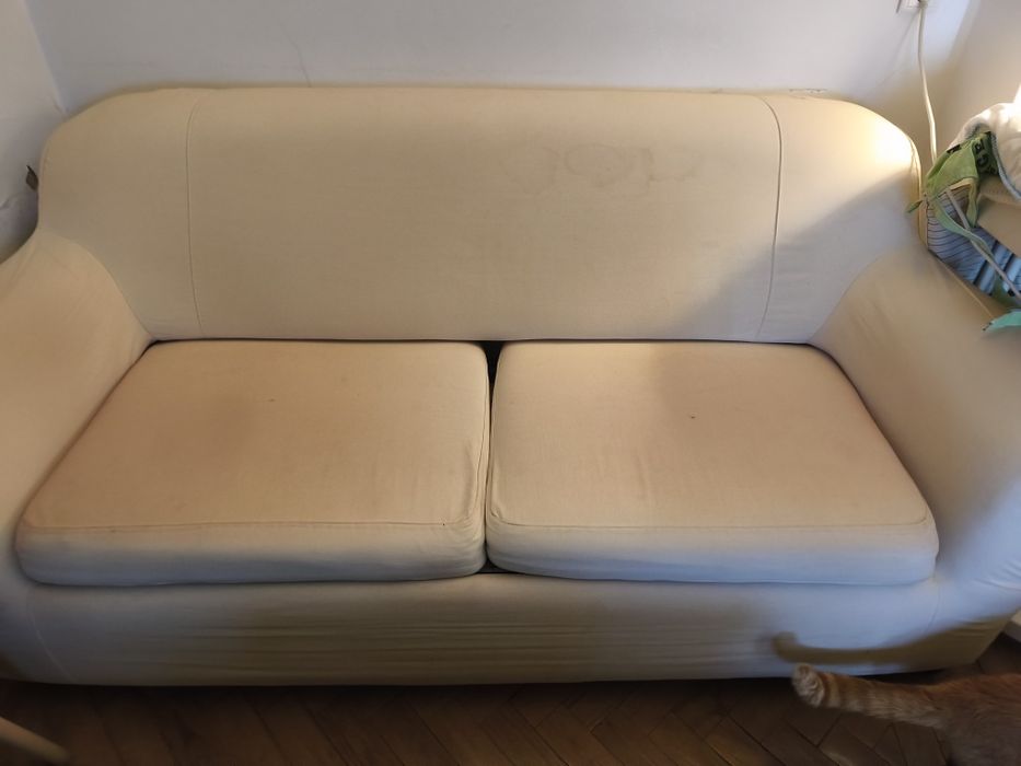 Sofá-cama cor beje