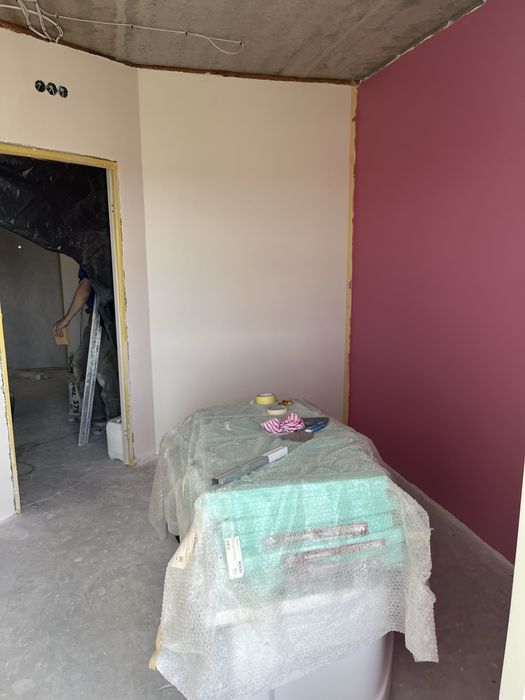 Шпаклевка стен от 150 покраска и обои от 80, обо