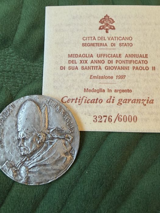 Medal Jan Paweł II srebro