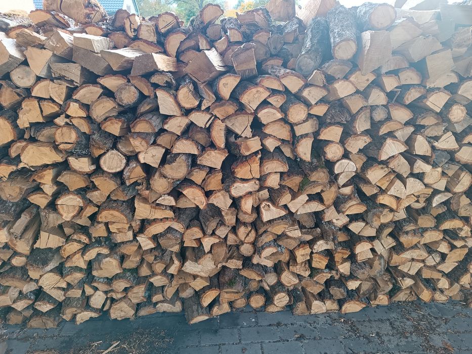 Drewno kominkowe, opałowe, dąb, suche.