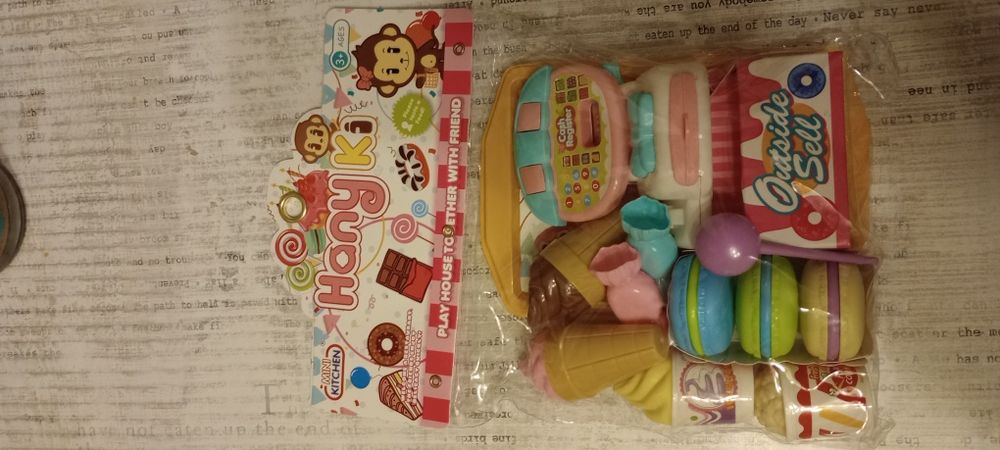 Mini sklep ciasteczka lody,kasa