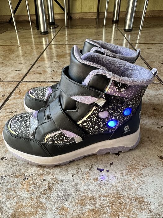 Сапоги зимние Skechers 21,5 см стелька на девочку