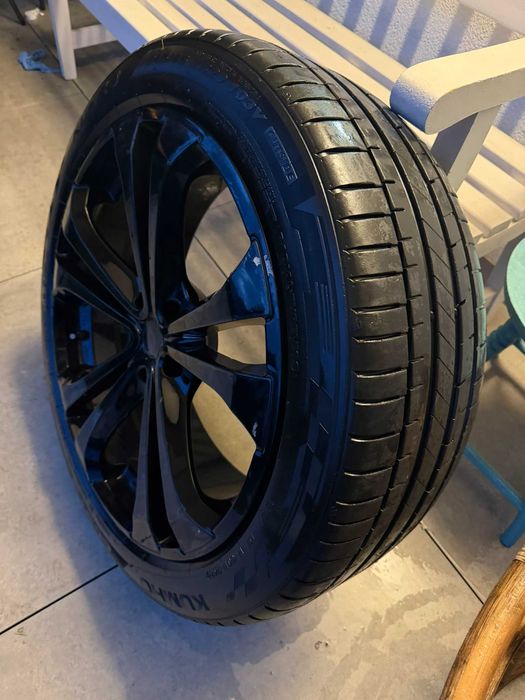 Alufelgi i opony 20" cali jak nowe 245/45/R20, dystanse 114,3* komplet