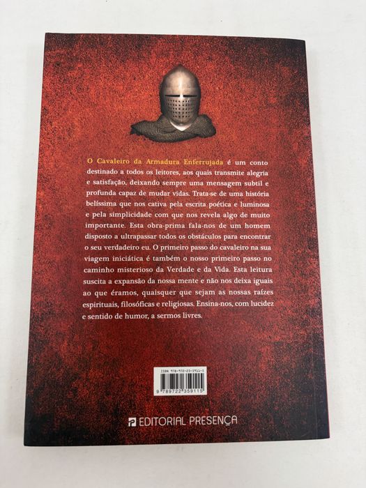 Livro O Cavaleiro da Armadura Enferrujada, de Robert Fisher