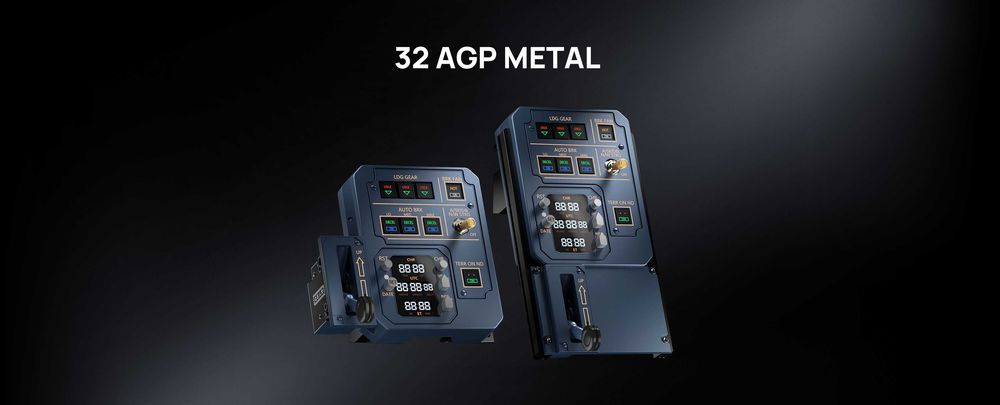32 AGP metal para Flight simulador