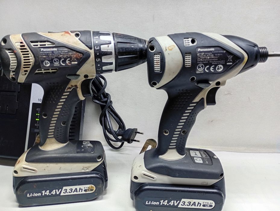 Wkrętarka Panasonic EY 7441 + Panasonic EY 7546 + Ładowarka  EY0L81