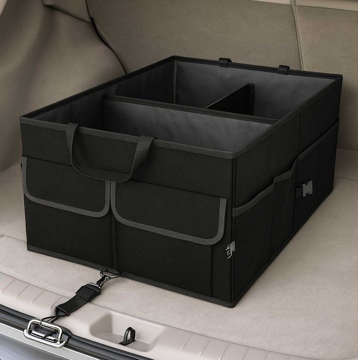 2w1 Sztywny Organizer Do Bagażnika Auta Samochodu Składany Pudełko Dom