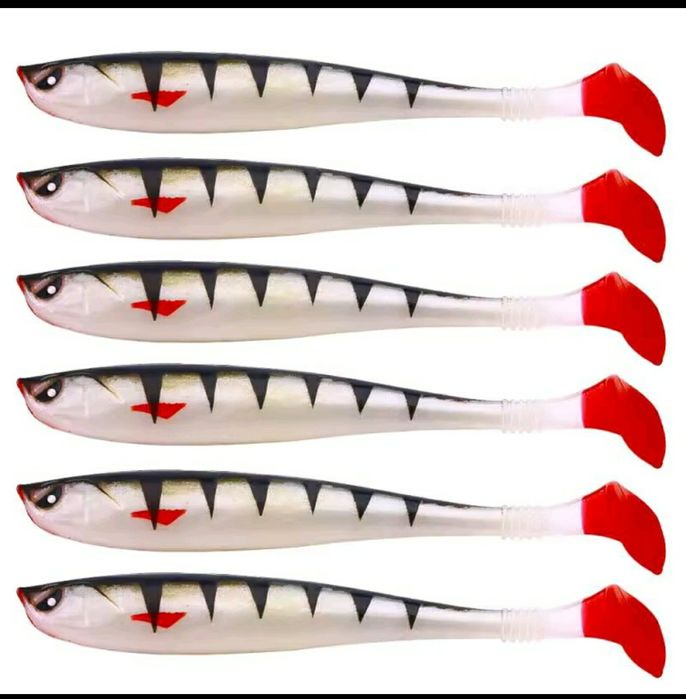 Насадка силикон. Наживка.  6 шт.