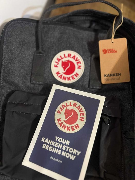 Nowy plecak miejski Fjällräven Kanken Re-Wool 16 l grey