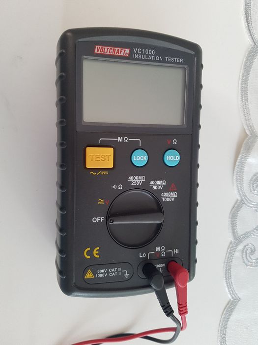 VOLTCRAFT VC1000 Insulation Tester Piękny