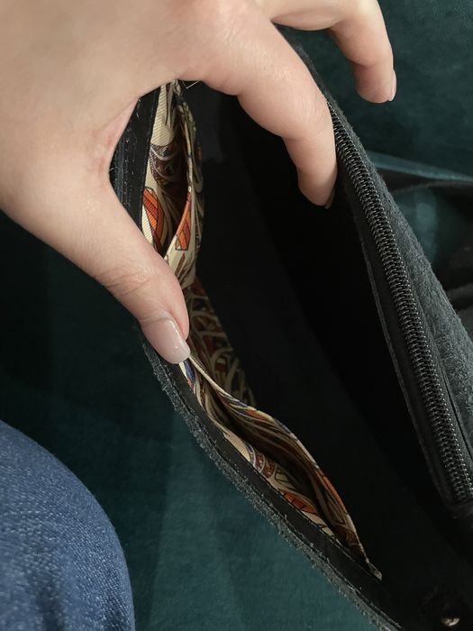 Torebka batycki skórzana