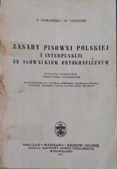 Zasady pisowni polskiej i interpunkcji