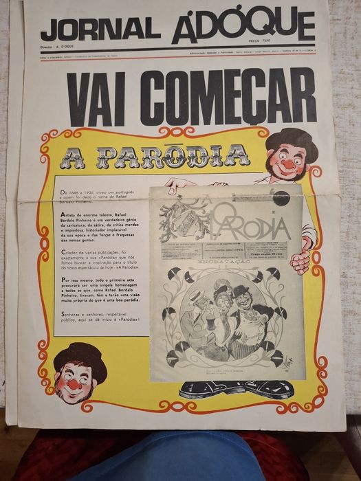 Jornal teatro adoque  vai começar a Paródia