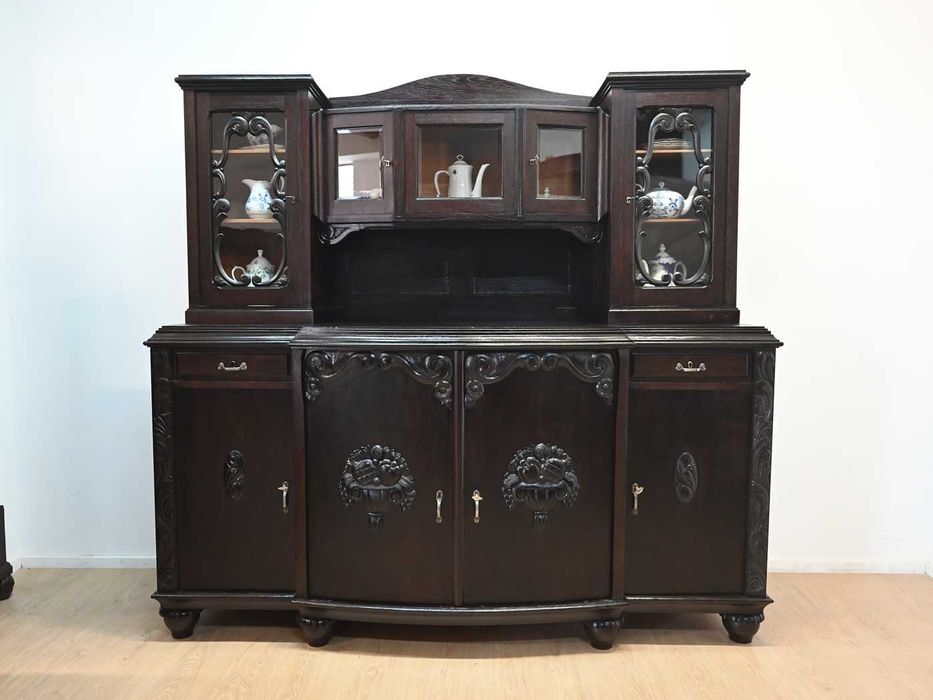 duży kredens lity dąb s032304