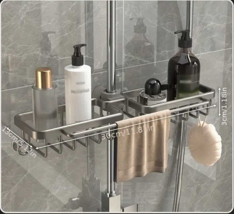 Suporte/Prateleira Organizadora de Duche