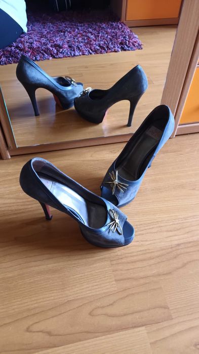 Sapatos de verão salto alto