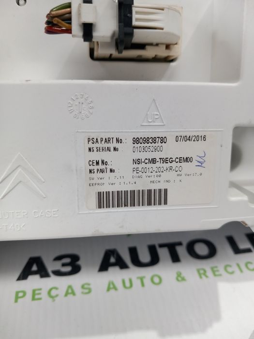 Quadrante Peugeot  308 e 208 Diesel