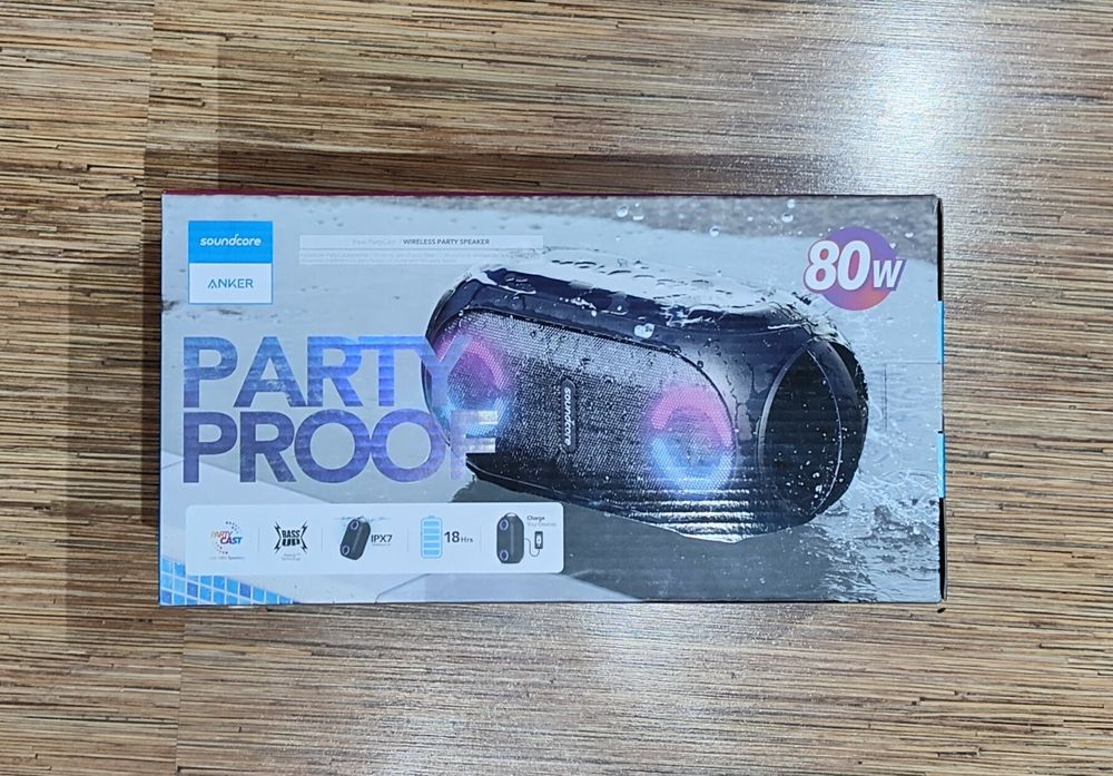 Anker Soundcore Rave PartyCast 80W Black (A3390G12) EU. Гарантія