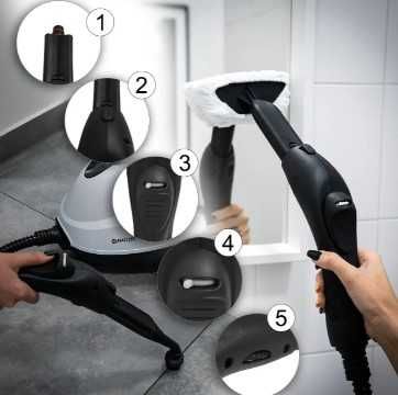 РАСПРОДАЖА пароочиститель большой комплект 5bar мойка 2000Вт пол плитк