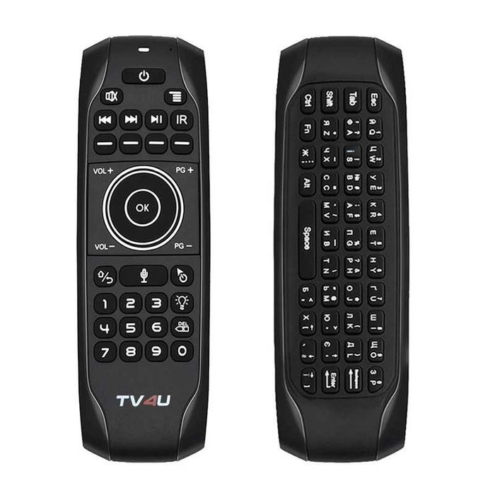 Пульт G7v Pro UKR Air Mouse з мініклавіатурою і голосовим управлінням