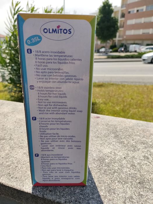 Termo para líquidos quentes ou frios - até 8 horas