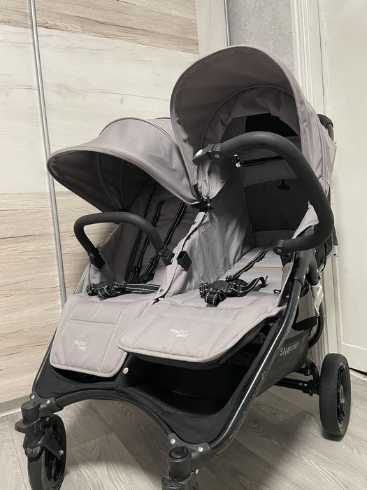 Прогулянковий візочок для двійні Valco snap duo/коляска для двойни