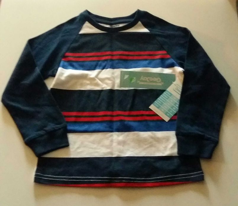 Новый реглан (лонгслив) GeeJay на мальчика 4-5 лет/104-110, 100% котон